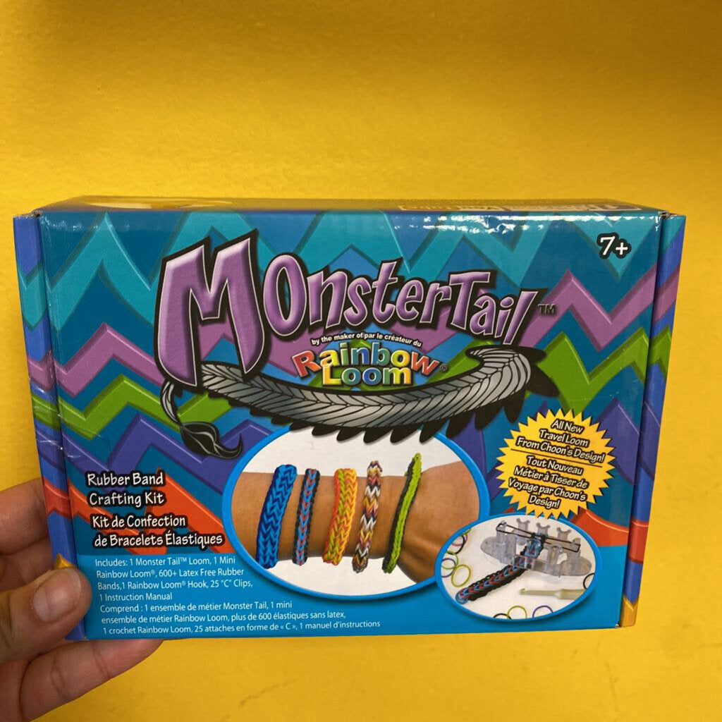 Ensemble avec bcps elactiques TOUS les accesoires pour faire bracelets MonsterTail rainbow loom