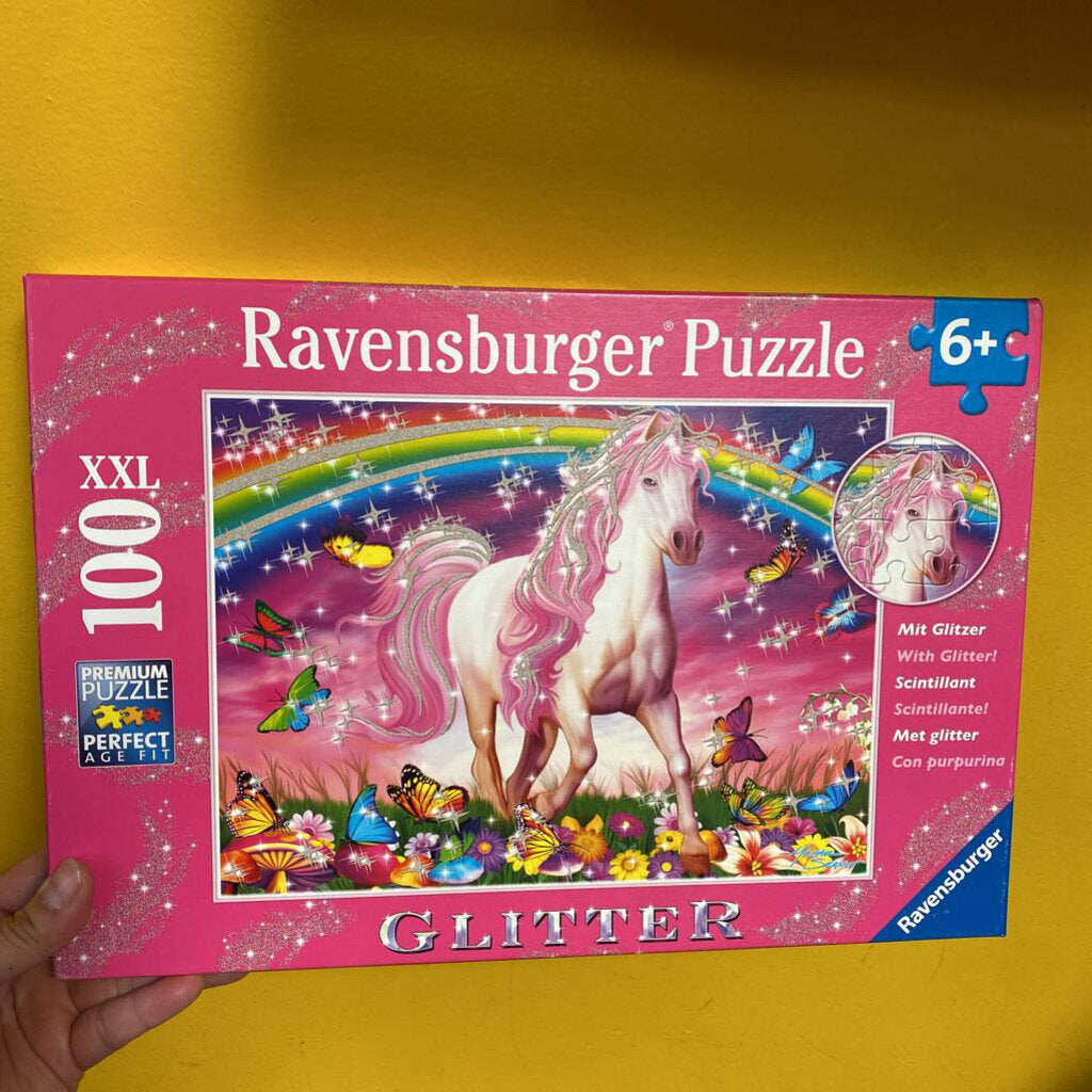 COMPLET Casse tete sur planche 100 pcs LICORNE