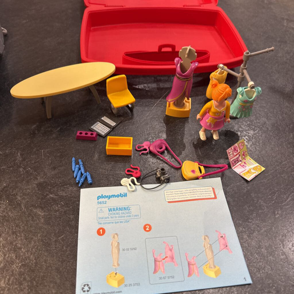 COMME NEUF Kit dans valise Valisette Créatrice de Mode