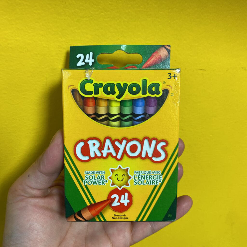 NEUF Boite 24 crayons a cire