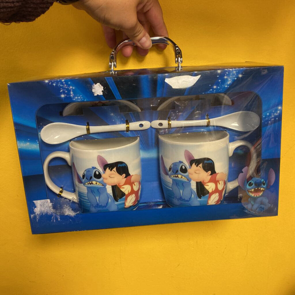 NEUF Ensemble en CERAMIQUE 6 pcs LILO & STICH