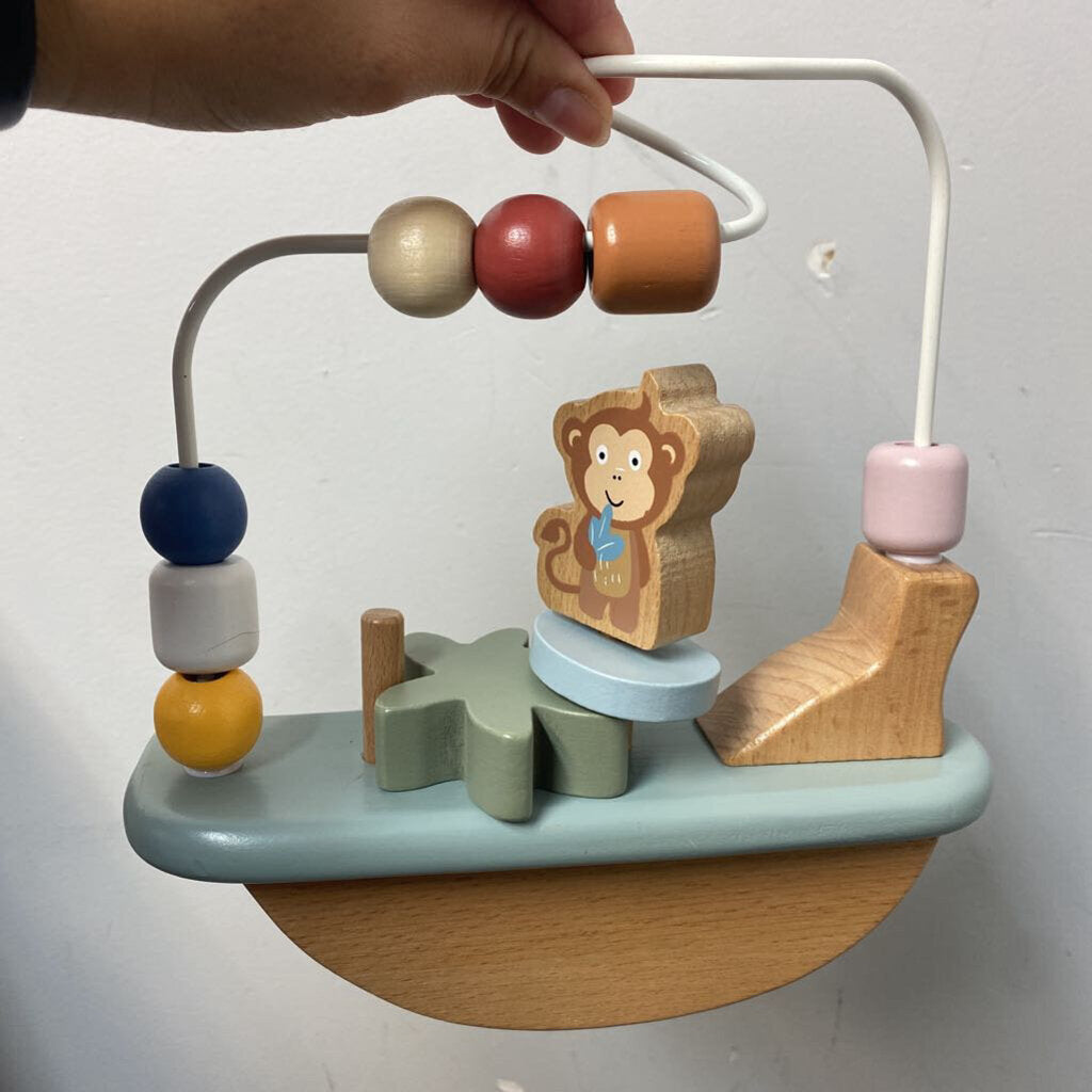 MOYEN Labyrinthe a billes a bascule en BOIS