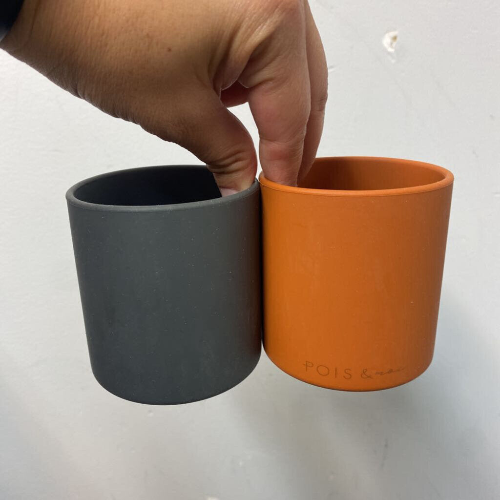 Lot de 2 tases en SILICONE