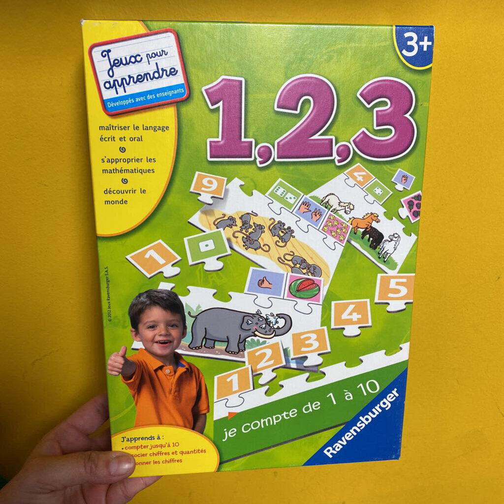 Jeu casse tete 1 2 3 je compte 1 a 10