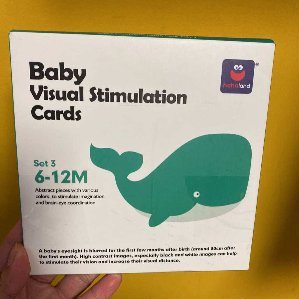 COMPLET Jeu de Cartes Baby Visual Stimulation 6-12 mois