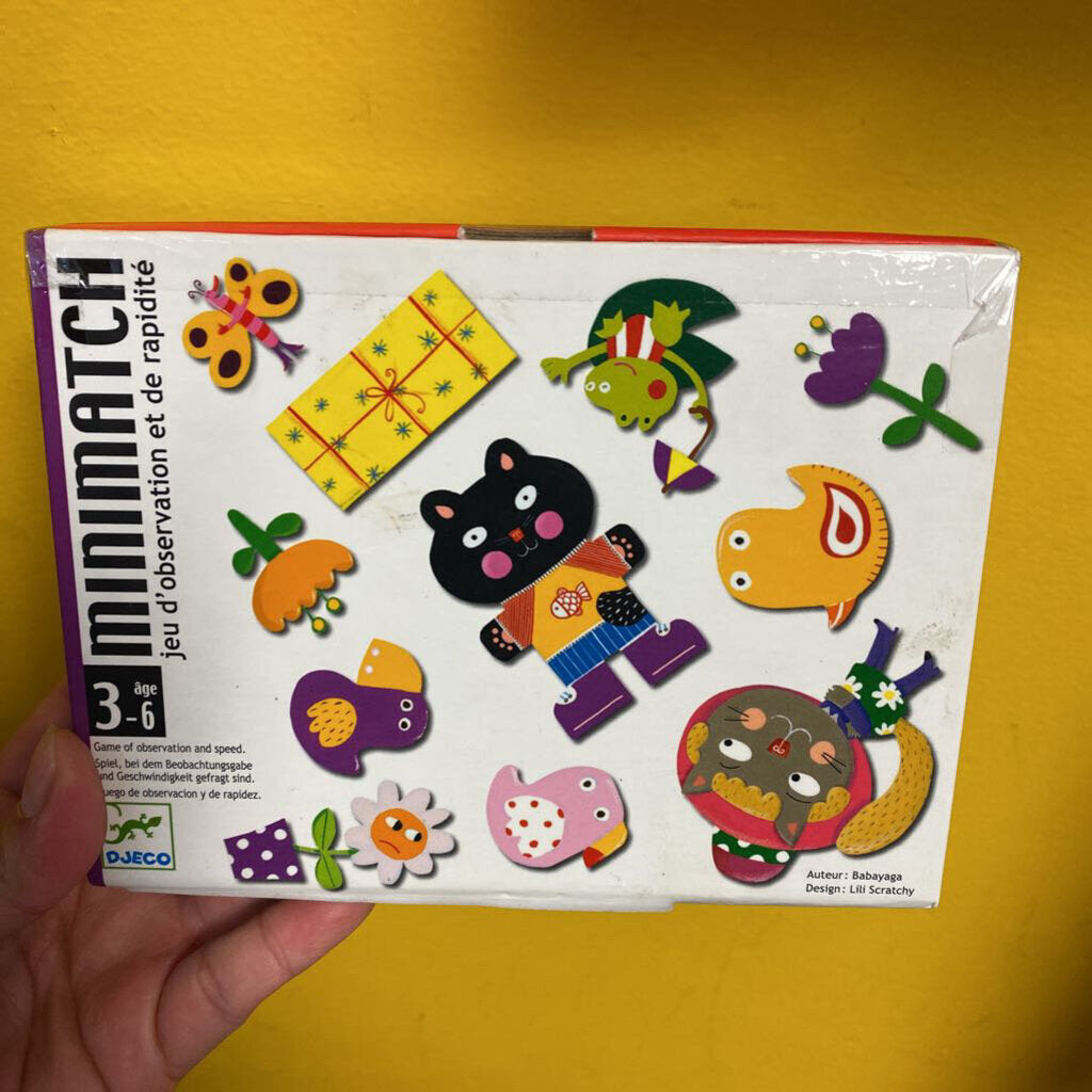 COMPLET Jeu d'observation et de rapidite Minimatch