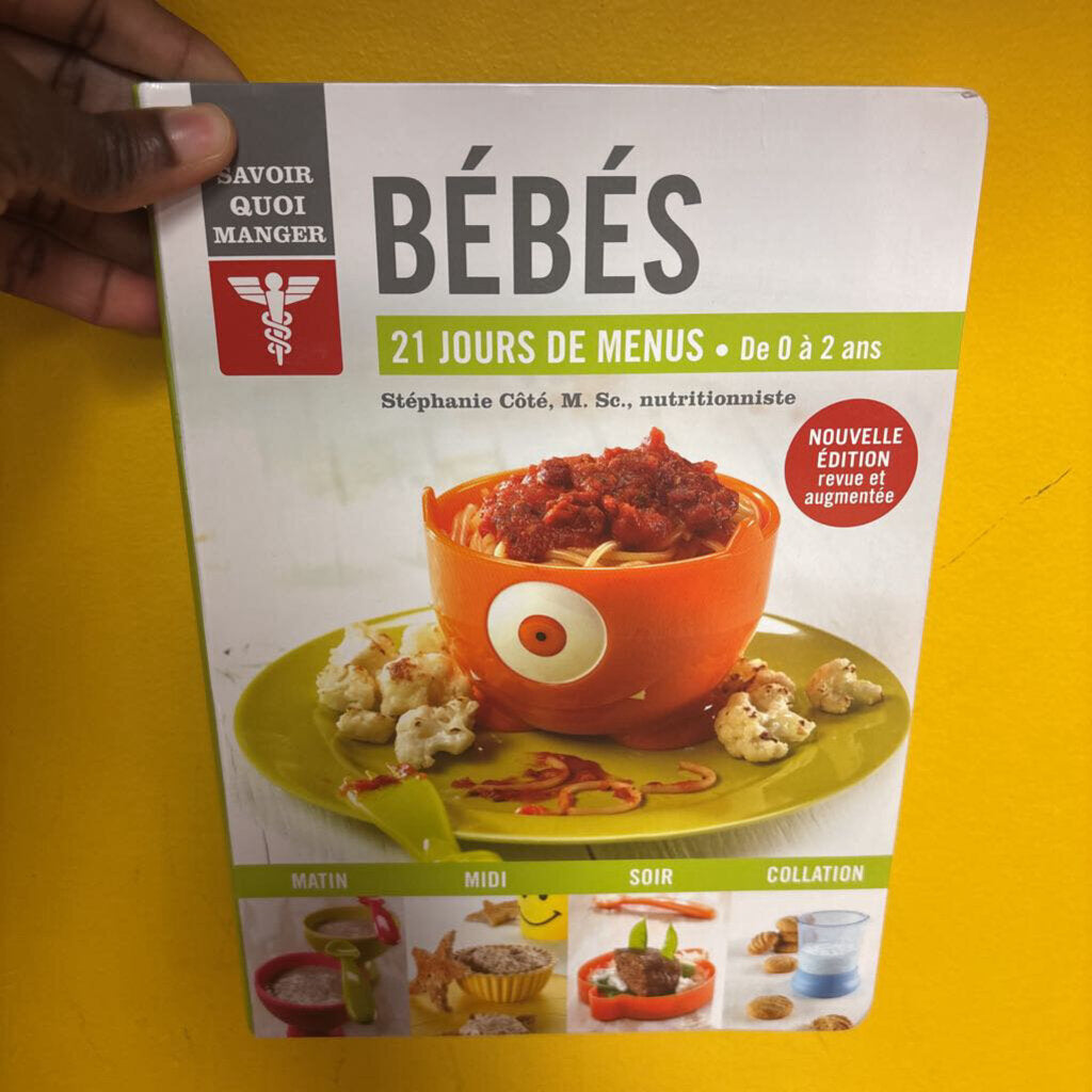 Bebes 21 jours de menus