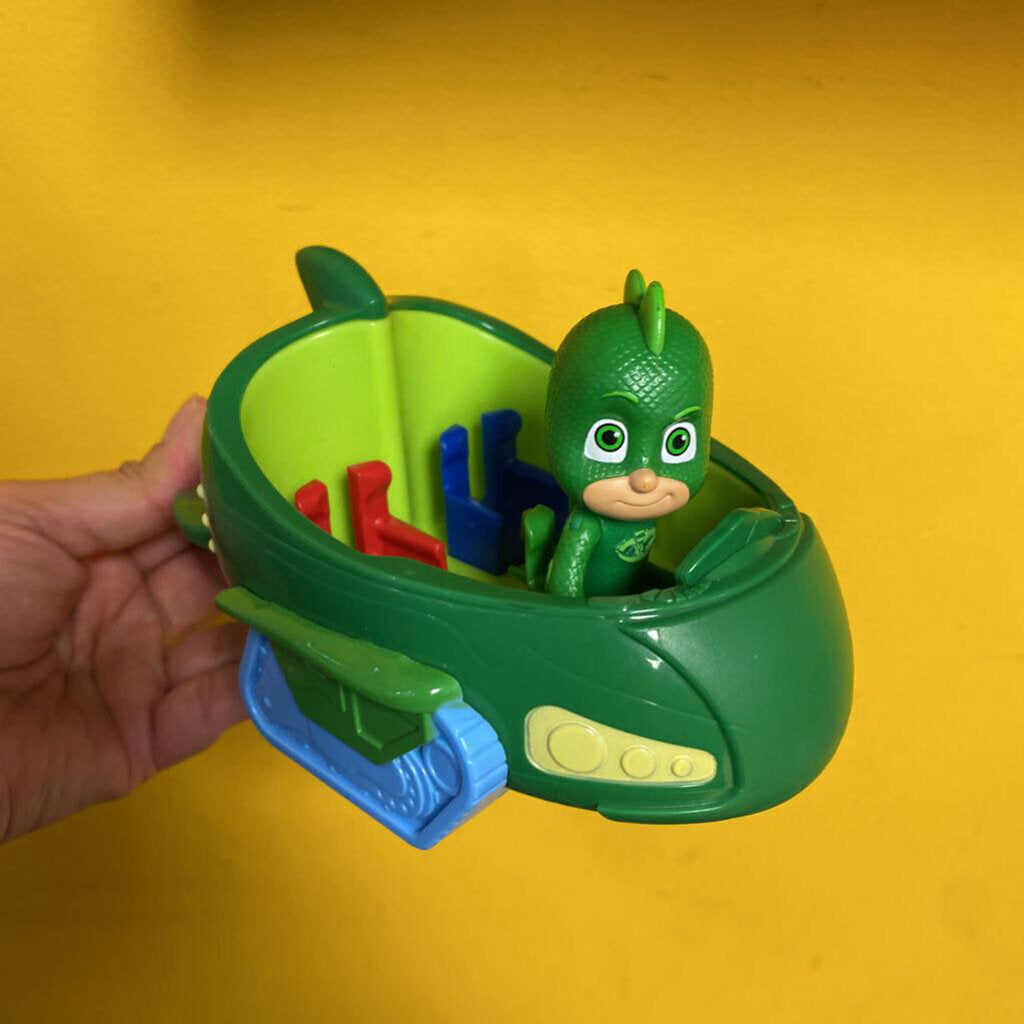 Jouet pyjamasque vehicule + figurine GLU GLU