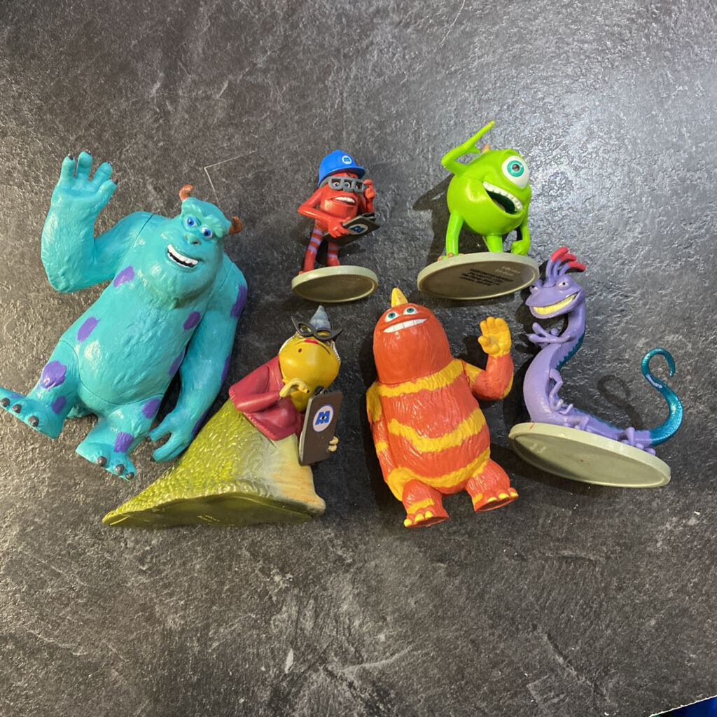 Lot de 6 figurines MONSTER INC