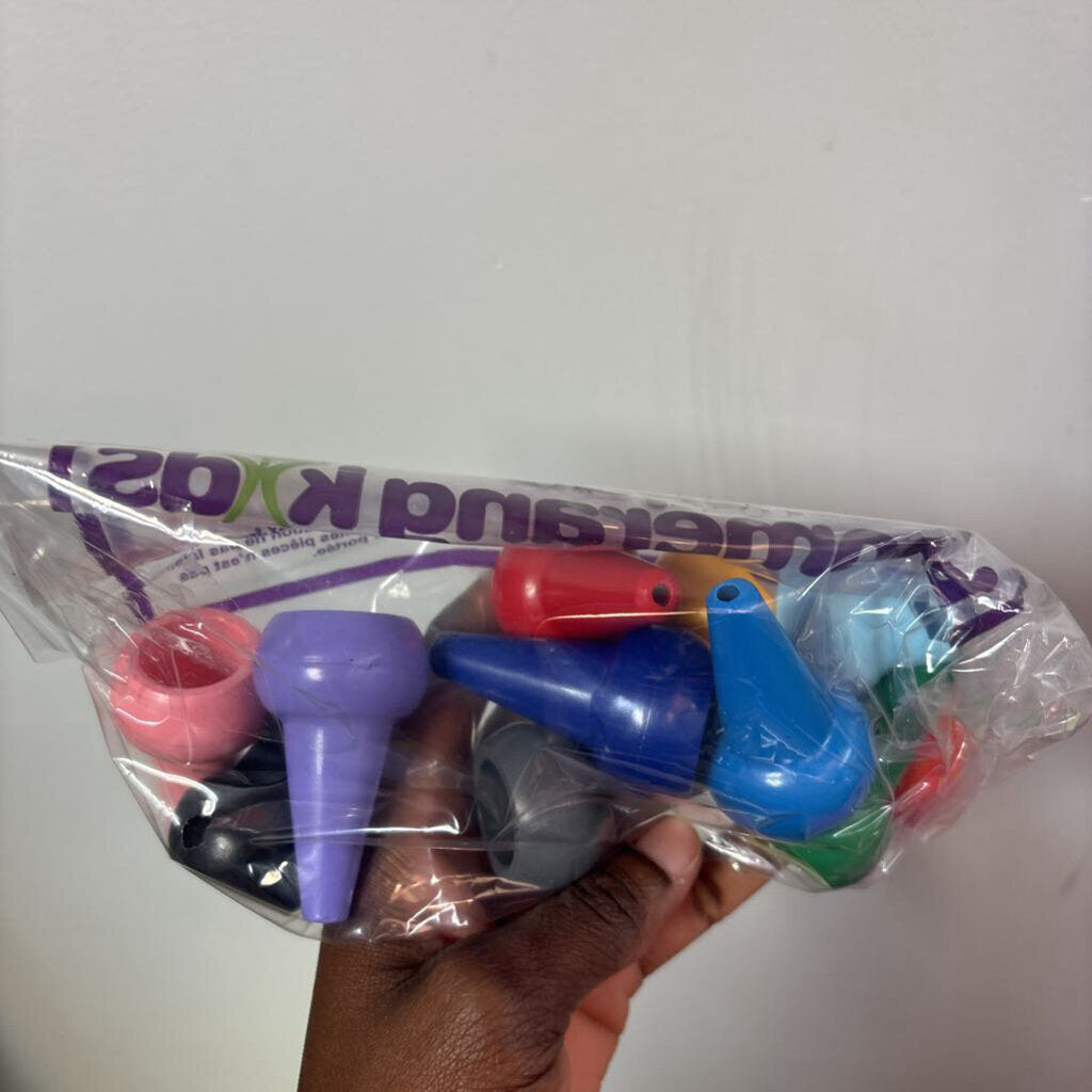 Lot de 10 gros crayons en cire