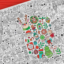 Charger l&#39;image dans la galerie, NOÊL - Affiche géante à colorier
