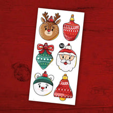 Charger l&#39;image dans la galerie, LES BOULES DE NOÊL Tatouages temporaires - CREATION QUEBECOISE
