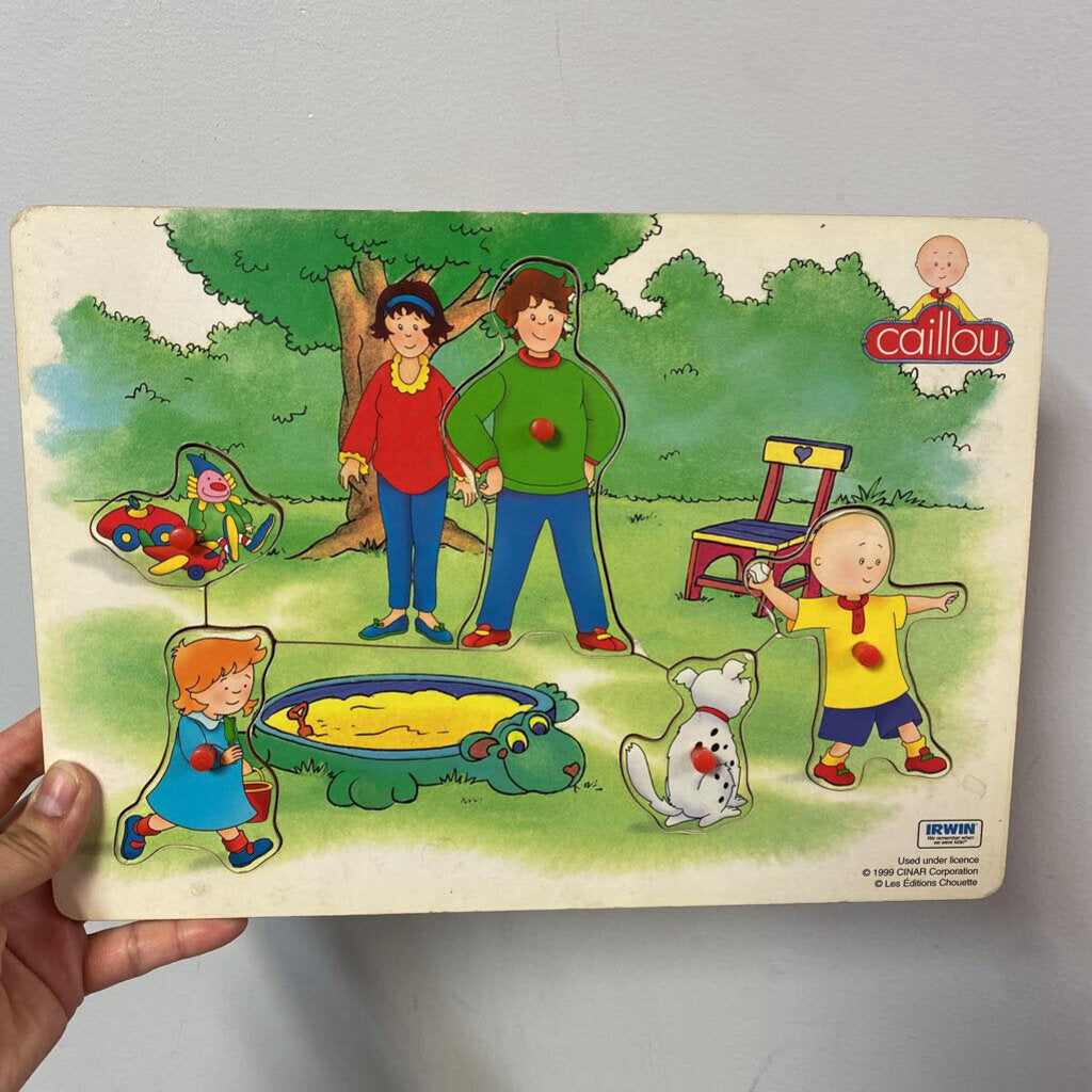 casse tete sur planche EN BOIS Caillou