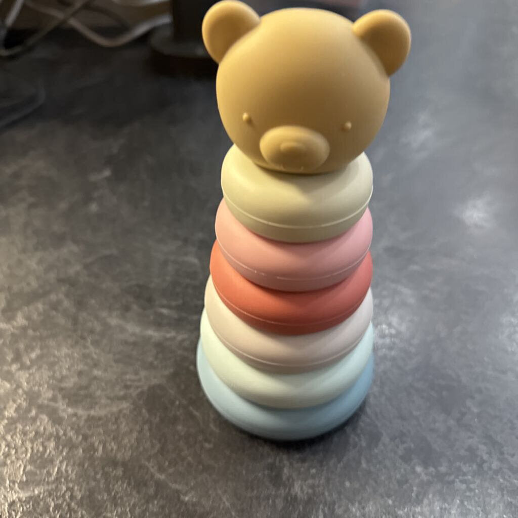 Jouet a empiler en silicone OURSON