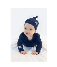 Charger l'image dans la galerie, Pyjamas à pates - Quilted Footed Sleeper NAVY Nouveau Né
