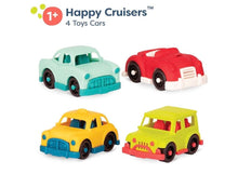 Charger l'image dans la galerie, Happy Cruisers 4 Mini véhicules - Sans BPA
