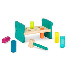 Charger l'image dans la galerie, Petit établi en bois coloré "Pound &amp; Play"
