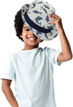 Charger l'image dans la galerie, Chapeau de paille FEDORA REQUINS et facteur de protection contre les rayons UV 50 pour 4-6 ans
