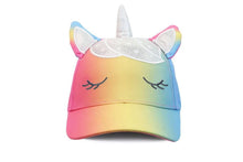 Charger l'image dans la galerie, Casquette 3D Rainbow LICORNE 4-6+
