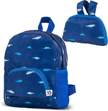Charger l'image dans la galerie, Mini sac a dos OCEAN LIFE - PLIABLE et IMPERMEABLE - Mini Backpack Waterproof &amp; Easy Fold-Up Pouch - 2-4+
