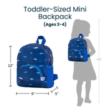 Charger l'image dans la galerie, Mini sac a dos OCEAN LIFE - PLIABLE et IMPERMEABLE - Mini Backpack Waterproof &amp; Easy Fold-Up Pouch - 2-4+
