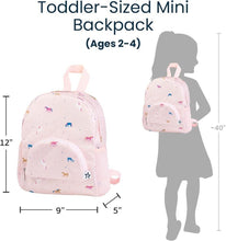 Charger l'image dans la galerie, Mini sac a dos UNICORN - PLIABLE et IMPERMEABLE - Mini Backpack Waterproof &amp; Easy Fold-Up Pouch - 2-4+
