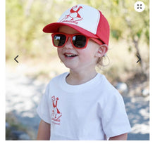 Charger l'image dans la galerie, Lunettes de soleil polarisées flexibles UV-400 avec sangle pour bébé et enfant NAUTICAL RED 6 ans et +
