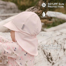 Charger l'image dans la galerie, Bonnet chapeau été à rabat en Nylon et Spandex SOFT PINK - 0-3 mois
