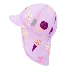 Charger l'image dans la galerie, Bonnet chapeau été à rabat en Nylon et Spandex LAVENDER ICE CREAM - 3-6 mois
