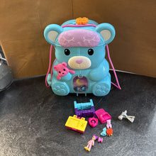 Charger l'image dans la galerie, Coffret sacoche OURS - POLLY POCKET avec 1 mini pouppe + 9 accesoires
