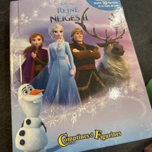 Charger l'image dans la galerie, COMPLET livre avec 12 figurines + tapis de jeu REINEdes NEIGES
