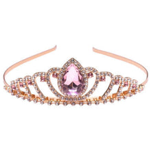 Charger l'image dans la galerie, Diademe grande gemme rose - Boutique Regal Tiara 3 ans et +
