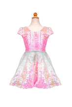 Charger l'image dans la galerie, DEGUISEMENT 1 pc Robe paillettes CHIC - Sorbet Swirl Skater Dress 7-8 ans

