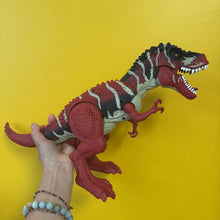 Charger l'image dans la galerie, GRAND dinosaure tiranorex fait SONS et BOUGE +/- 40 cm
