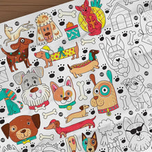 Charger l'image dans la galerie, LES CHIENS - Affiche géante à colorier
