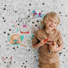 Charger l'image dans la galerie, LES CHIENS - Affiche géante à colorier
