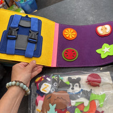 Charger l'image dans la galerie, jouet activites texture en tissus- pour apprendre
