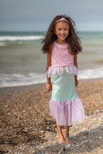 Charger l'image dans la galerie, DÉGUISEMENT 1 pc Robe de sirène - Pink Misty ROSE Mermaid Dress 5-6 ans
