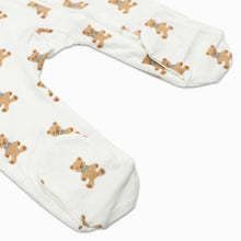 Charger l'image dans la galerie, Pyjama à pattes - Bamboo Footed Sleepers - VINTAGE BEAR 3-6 mois
