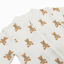 Charger l'image dans la galerie, Pyjama à pattes - Bamboo Footed Sleepers - VINTAGE BEAR 6-12 mois
