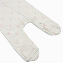 Charger l'image dans la galerie, Pyjama à pattes - Bamboo Footed Sleepers - VINTAGE Bows 0-3 mois
