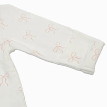 Charger l'image dans la galerie, Pyjama à pattes - Bamboo Footed Sleepers - VINTAGE bows 3-6 mois

