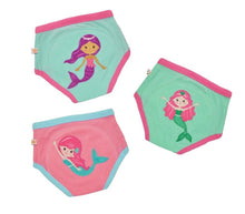 Charger l'image dans la galerie, Paquet de 3 culottes d'entraînement - Coton biologique - SIRENES - 3-4 ans
