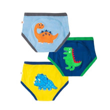 Charger l'image dans la galerie, Paquet de 3 culottes d'entraînement - Coton biologique - DINOS - 2-3 ans
