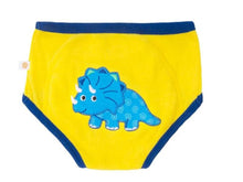 Charger l'image dans la galerie, Paquet de 3 culottes d'entraînement - Coton biologique - DINOS - 3-4 ans
