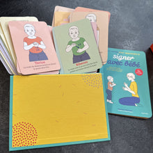 Charger l'image dans la galerie, COMPLET 100 cartes pour apprendre a signer avec BB

