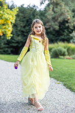 Charger l'image dans la galerie, DEGUISEMENT 3 pcs Robe de princesse + 2 bras - Velvety Soft Yellow Princess - 5-6 ans
