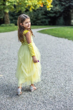 Charger l'image dans la galerie, DEGUISEMENT 3 pcs Robe de princesse + 2 bras - Velvety Soft Yellow Princess - 5-6 ans
