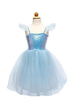 Charger l'image dans la galerie, DEGUISEMENT 1 pc Robe de princesse tutut bleu - Sequins Princess Dress 3-4 ans
