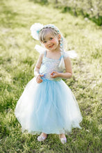 Charger l'image dans la galerie, DEGUISEMENT 1 pc Robe de princesse tutut bleu - Sequins Princess Dress 7-8 ans
